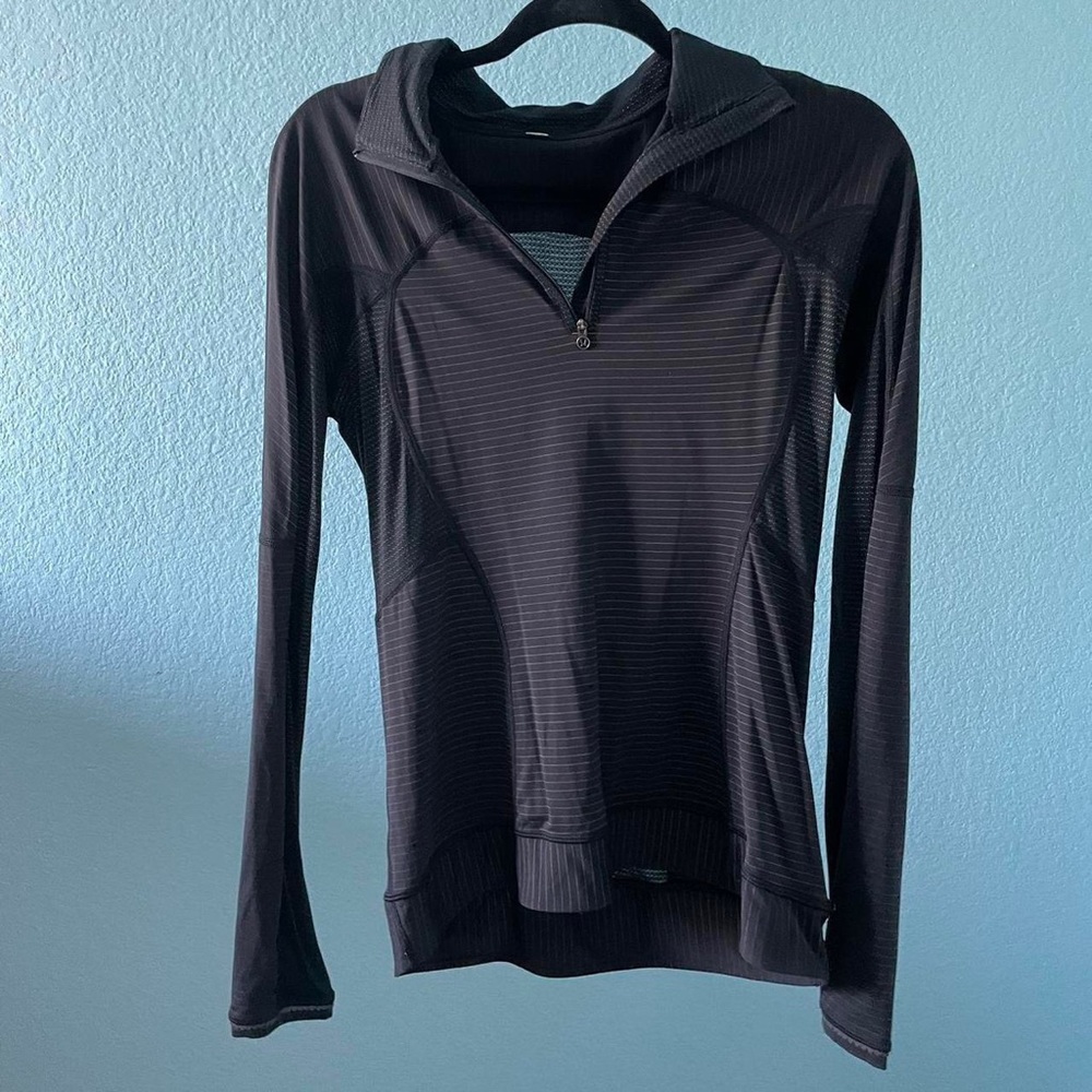 Lululemon Black Quarter Zip Jacket